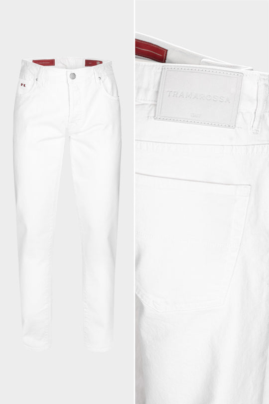 White Jeans Men's Trousers MICHELANGELO