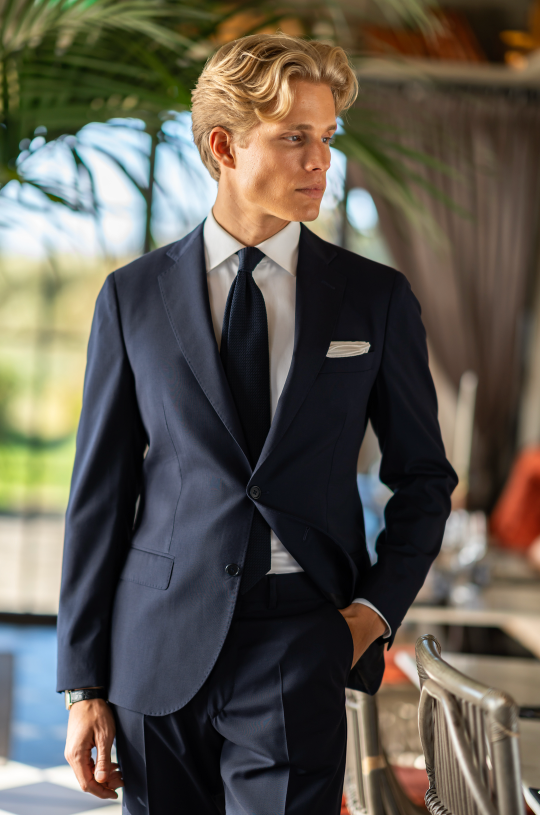 Klassisk Hvid Eton Skjorte - Slim Fit