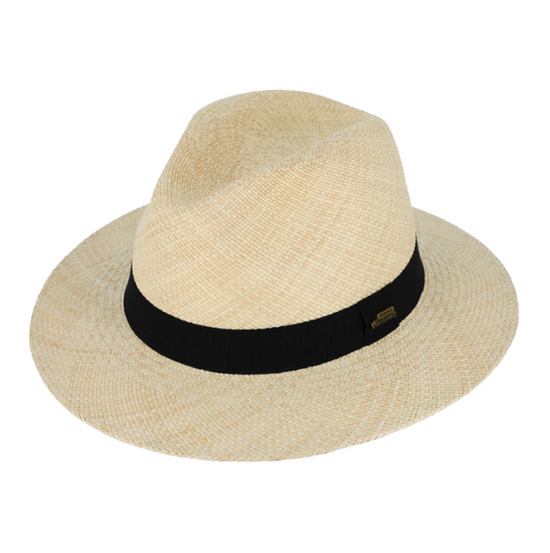 Hat - Panama Fedora - Hvid