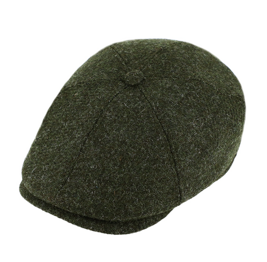 Hat - 6-Panel Sixpence / Flatcap - Olive
