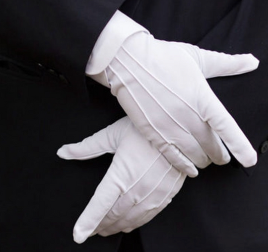 Ceremony Gloves in black or white