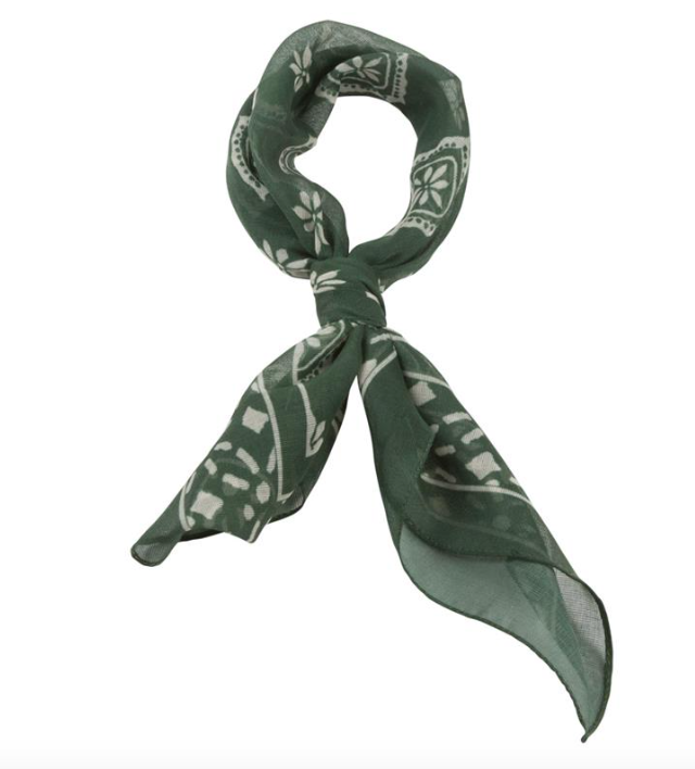 Green Polyester Bandana