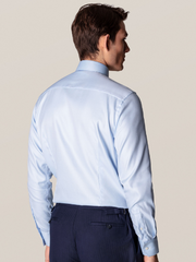 Lyseblå Eton skjorte i 2Ply kvalitet Slim Fit