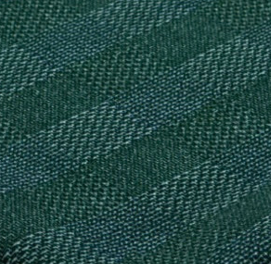 Pocketsquare i grønt tone-i-tone mønster
