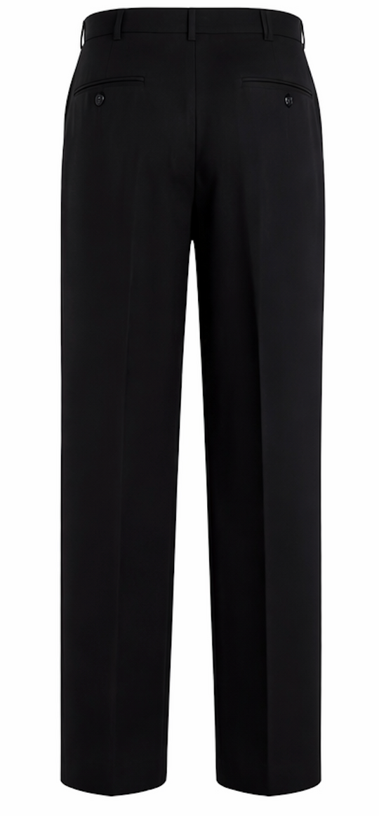 Black trousers "Eton/Tridente" in a wide fit