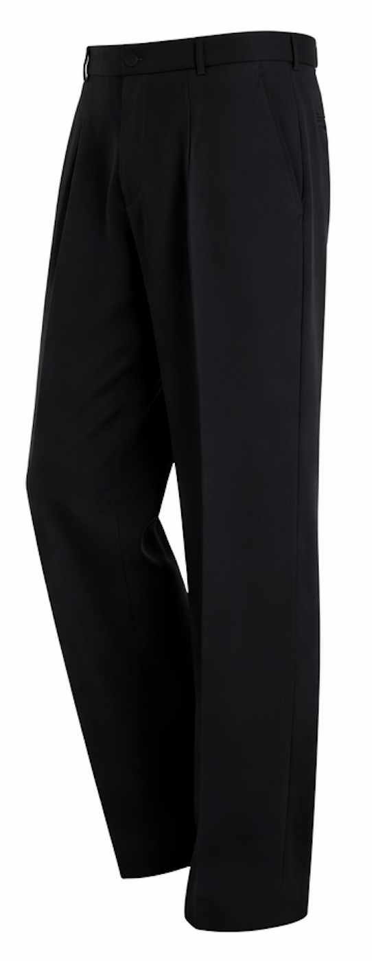 Black trousers "Eton/Tridente" in a wide fit
