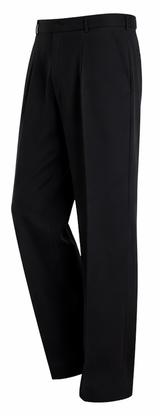 Black trousers "Eton/Tridente" in a wide fit