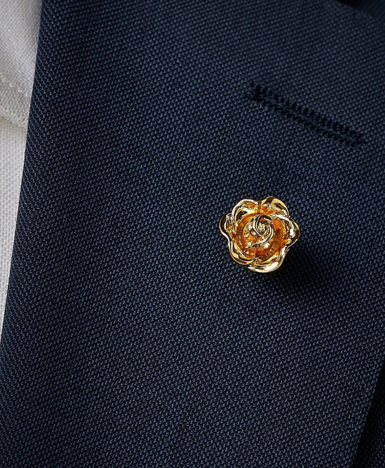 Lapel Pin Flower/Mini GOLD
