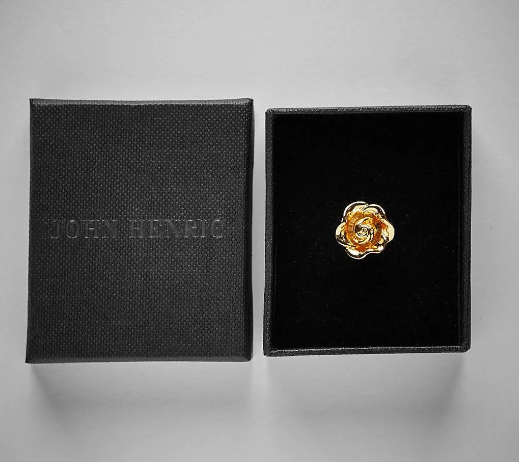 Lapel Pin Flower/Mini GOLD