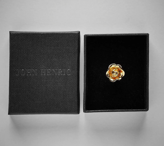 Lapel Pin Flower/Mini GOLD