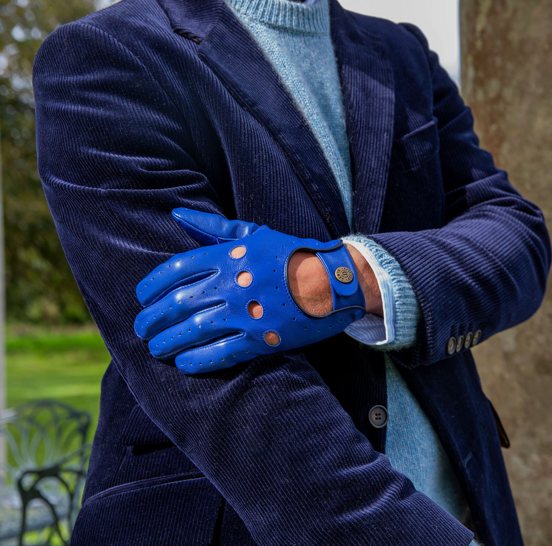 Dents "DELTA" Driving Gloves - Royal Blue