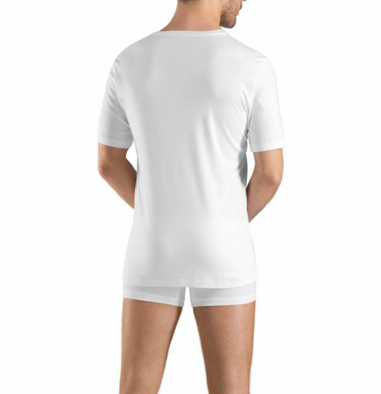 Sea Island V-hals-WHITE