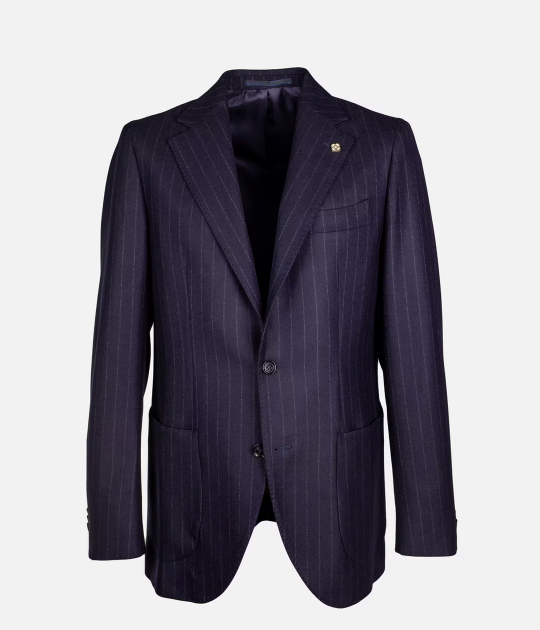 Flannels jakkesæt WIRKOMOZO Navy chalkstripe