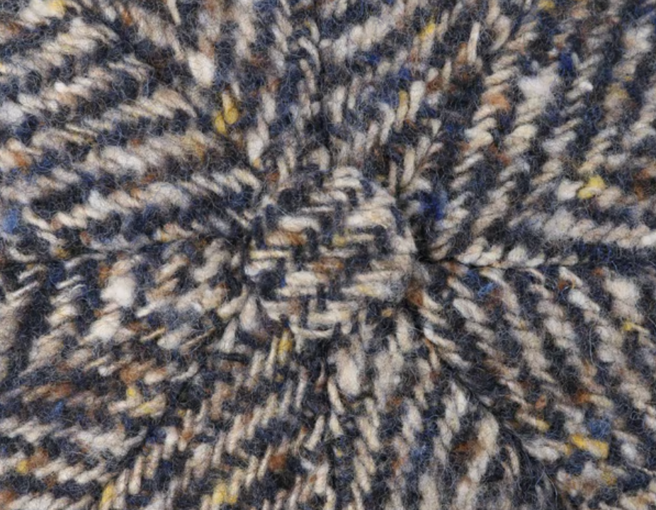 Blå/grå  Newsboy hat Herringbone
