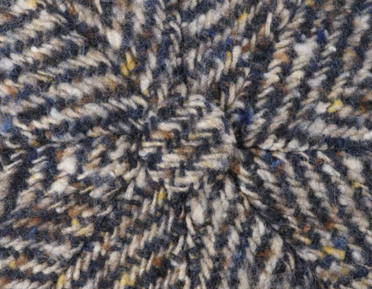 Blå/grå  Newsboy hat Herringbone