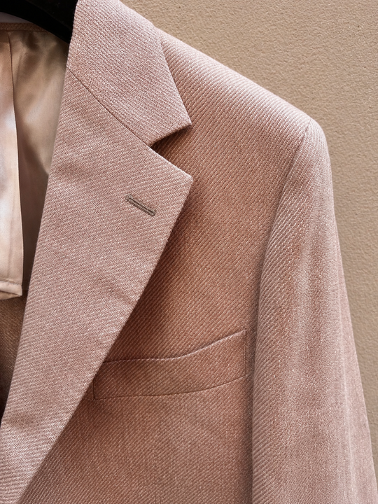 Apricot men's suit - notch lapel