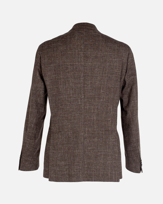 Blazer REINE Brun i Bomuld, Hør og elastan blanding