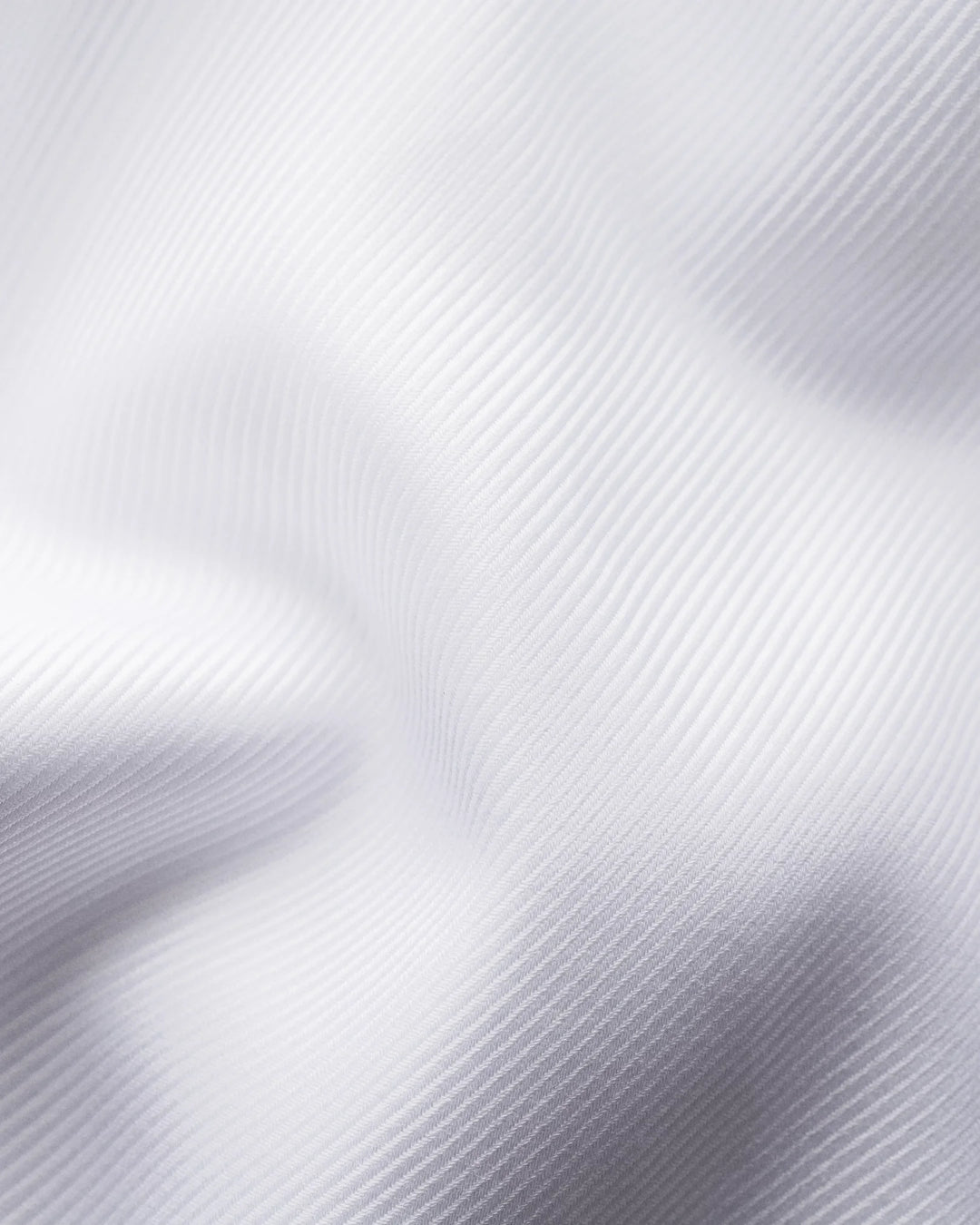 Hvid tekstureret twill herreskjorte db. manchet - slim fit