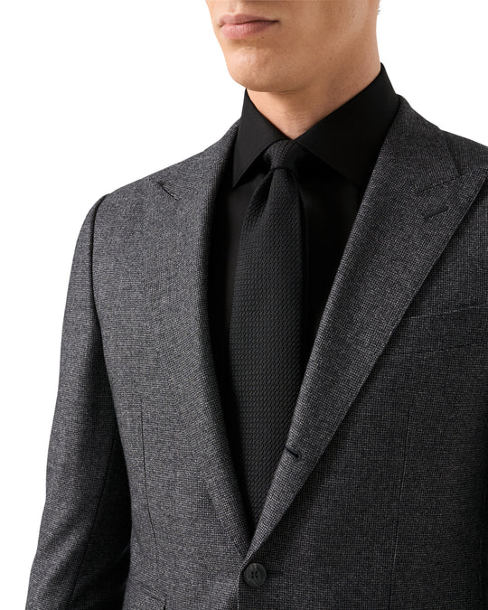 Sort Eton Skjorte - Twill