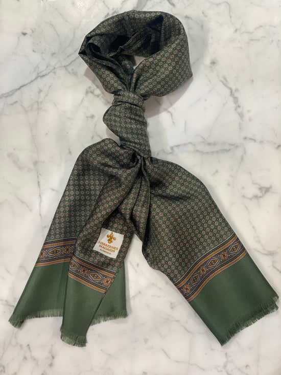 Silketørklæde - Grøn