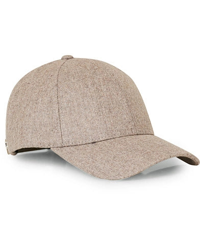 Hat - Baseball Cap Harris Tweed - Beige