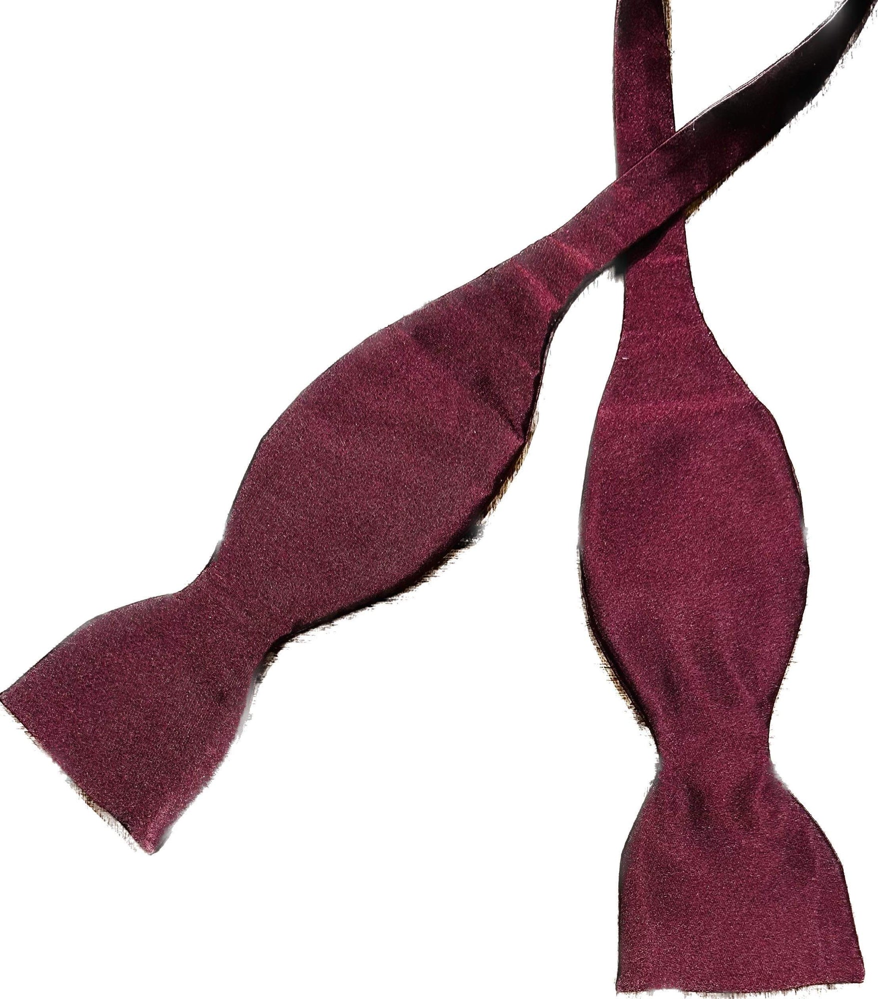 Bordeaux Solid Bow-Tie
