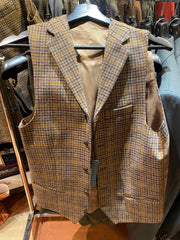 Vest - Tweed/Brun