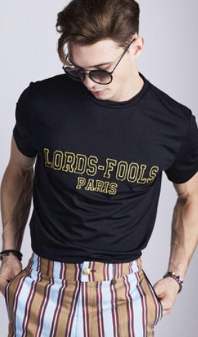 Lords&Fools T-SHIRT - Sort/Logo