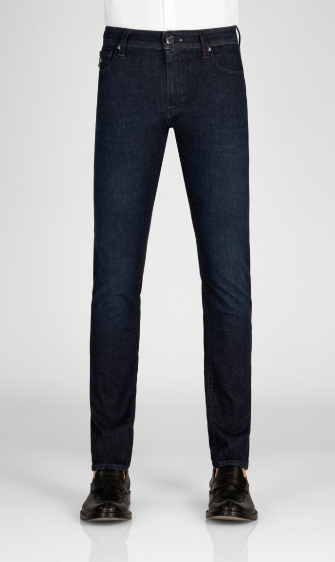 Italienske Jeans Herrebukser Navy