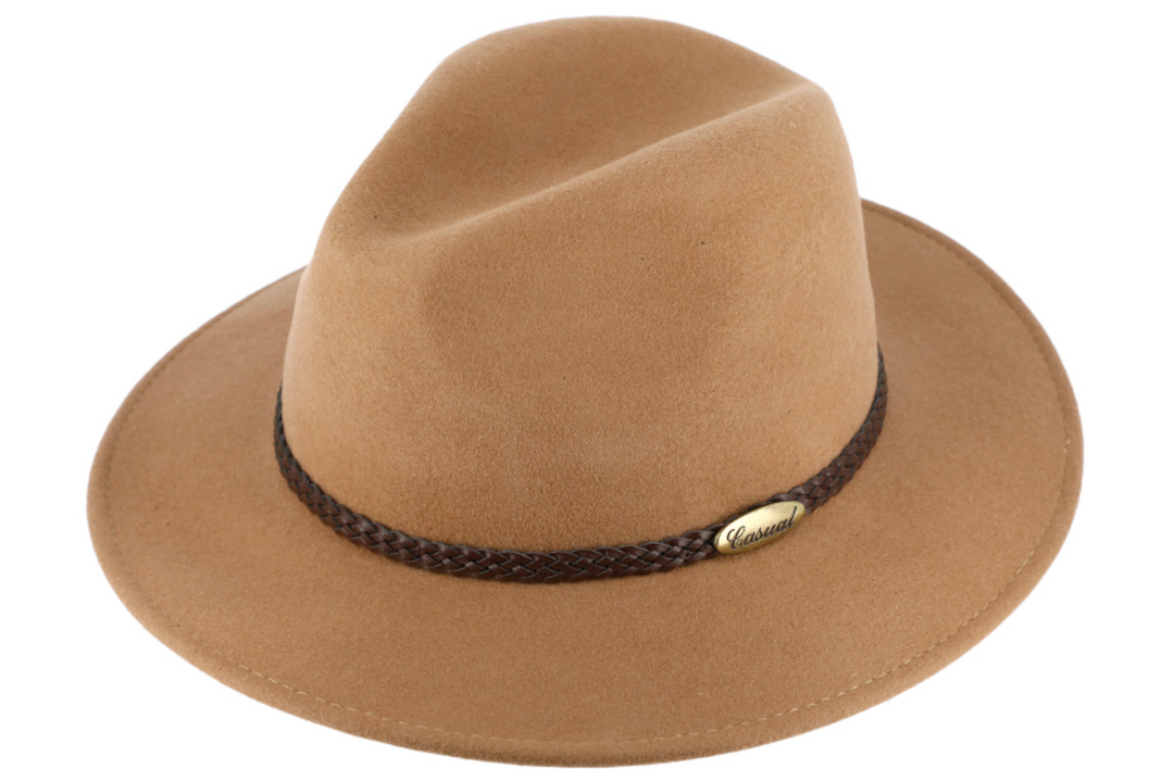 Hat - Fedora - Beige