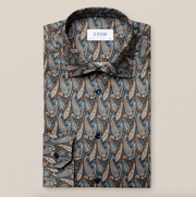 Eton herreskjorte med Paisleymønster