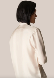 Silkeskjorte Off-White i luksus kvalitet fra Eton