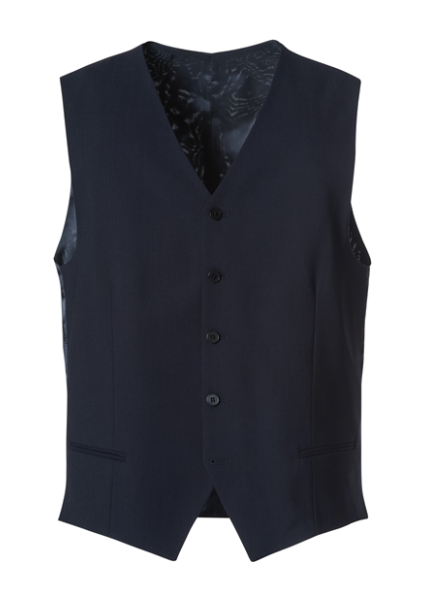 Navy Woolstretch vest